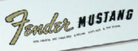 logo Mustang logo Fender Mustang