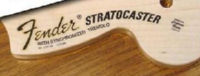 logo Fender Stratocaster 70' dite CBS