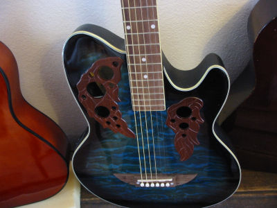Guitare country acoustique électrique