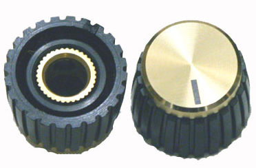bouton doré pour ampli Marshall